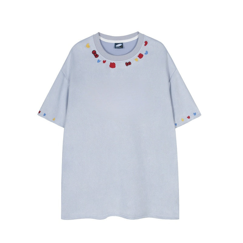 Whimsical Blue Trendy T-Shirt